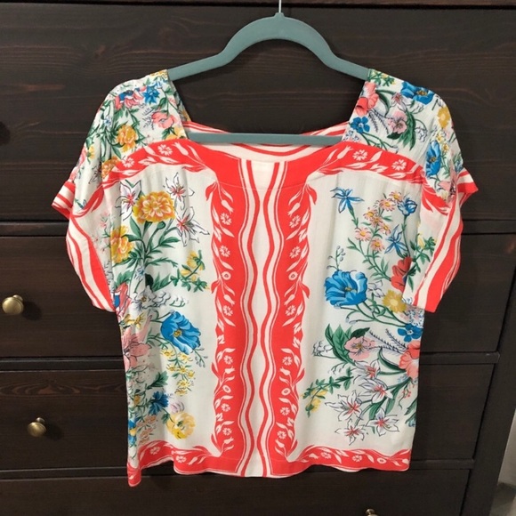 Anthropologie Tops - Anthropologie Maeve Floral Blouse